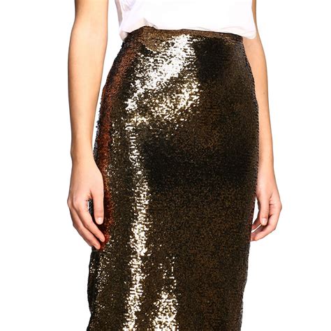 michael kors girls gold skirts|Michael Kors pencil skirts.